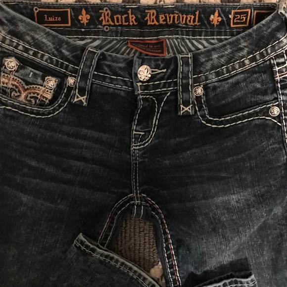 Rock Revival Jeans Womens Rock Revival Straight Leg Jeans 25l Red